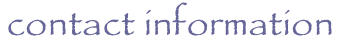 contact information